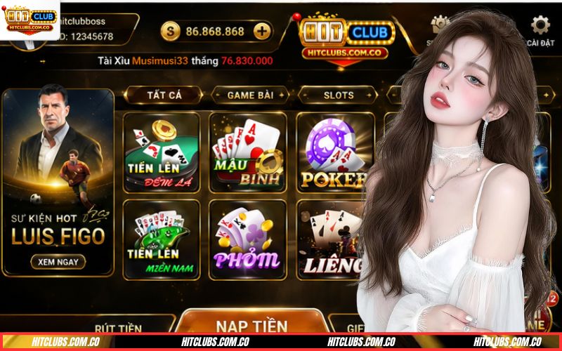 Game bài Hitclub trải nghiệm trực tuyến
