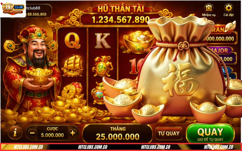 Nổ hũ Hitclub với jackpot hấp dẫn