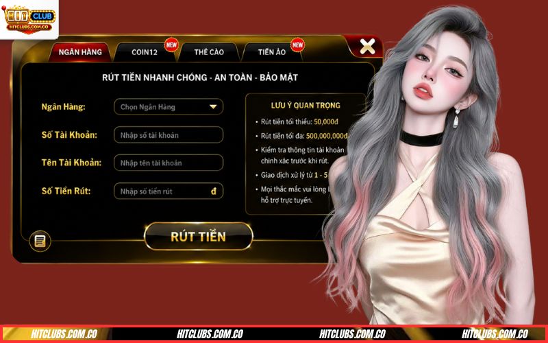 Rút tiền Hitclub siêu tốc